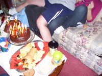 100 1005  Fight to the bitter end to save the last of the turkey center piece.